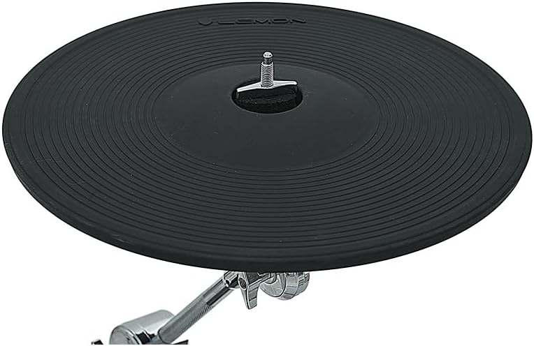 Lemon 20” Triple-Zone Electronic Crash/Ride Cymbal Pad with Choke – Extra-Large 3-Zone Ride with Bell for Electronic Drum Kits
