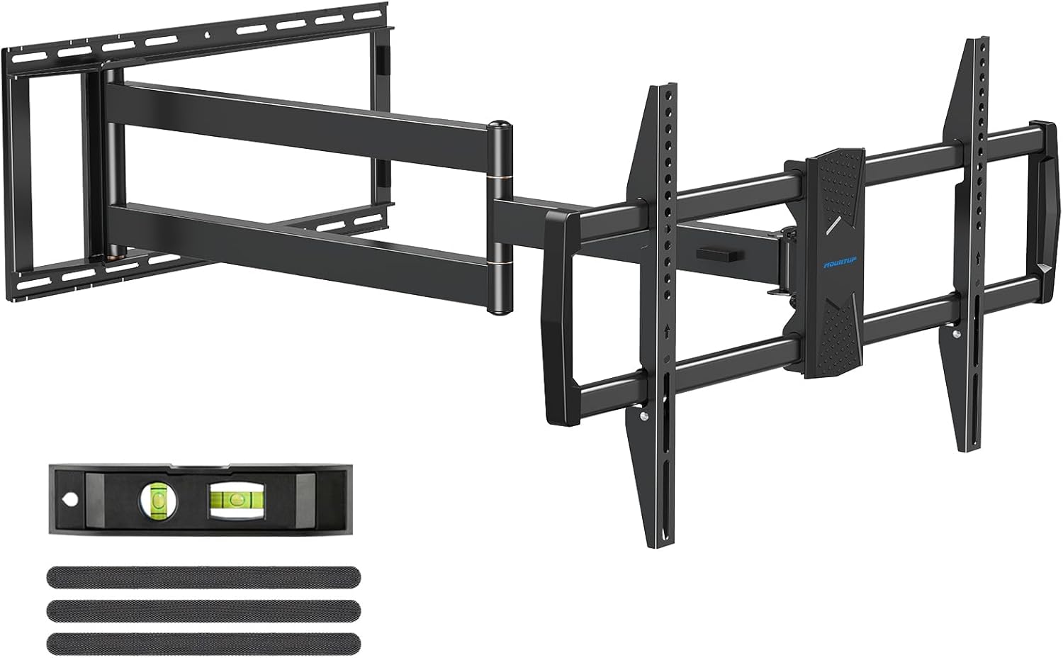 MOUNTUP Long Arm TV Wall Mount with 40’’ Extension, Full Motion TV Mount for Most 42''-90'' TVs, Corner Bracket with Swivel Tilt Max VESA 800x400mm Load Up to 150 LBS Fit 16/18/24'' Stud MU0059