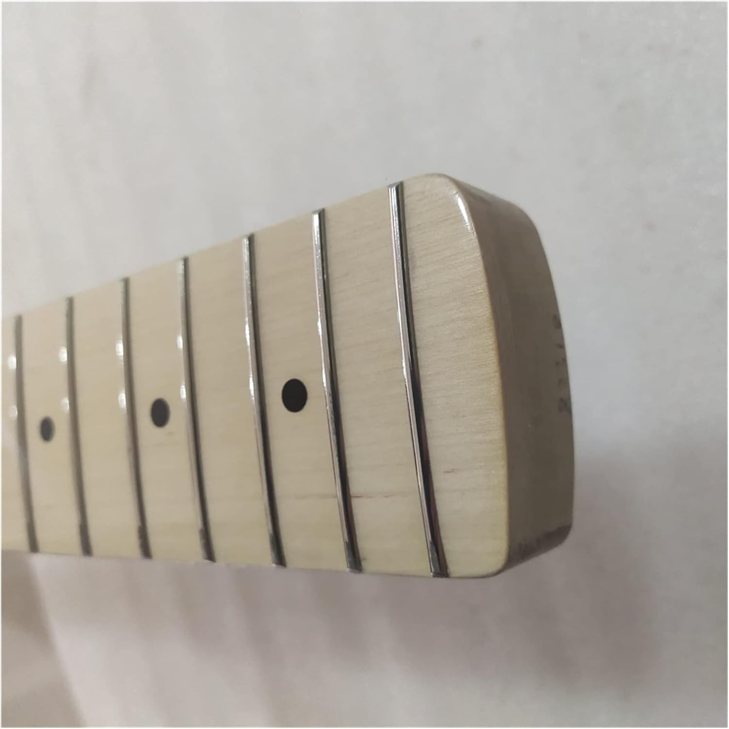 TSTS Maple 20 Fret Bass Guitar Neck Replacement 4 String Maple Fingerboard Inlay Guitar ​Neck Replacement