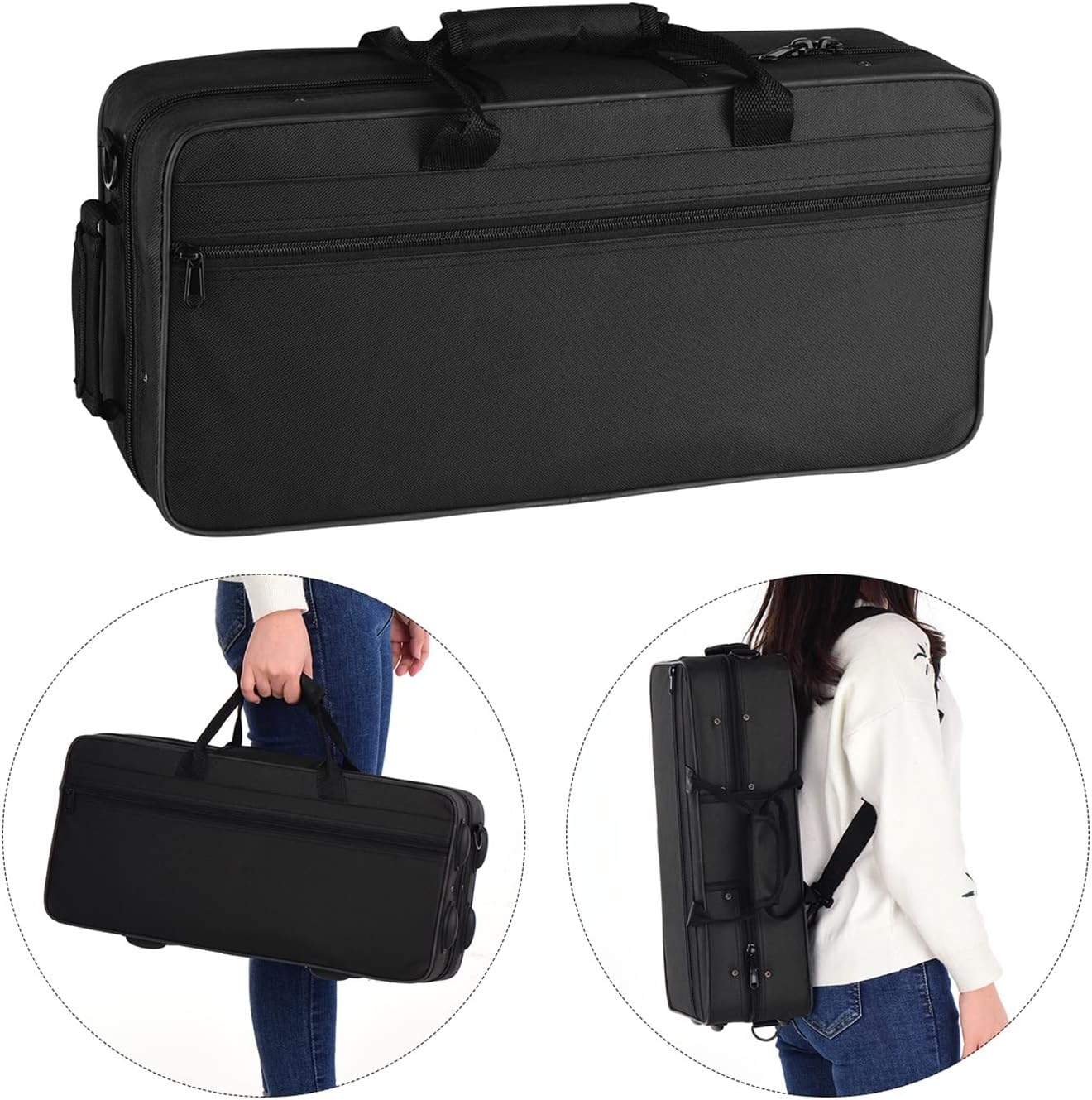 Mini Bb Saxophone Sax Brass Material Gold Lacquer Surface Woodwind Instrument with Case