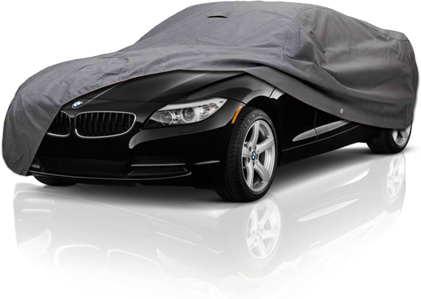 Ultimum Series Car Cover Waterproof All Weather for BMW Z4 Car Cover 2006-2009 Coupe - Protection Semi Custom Fit - Dust, Sun, Snow, Rain, Protection in&Outdoor