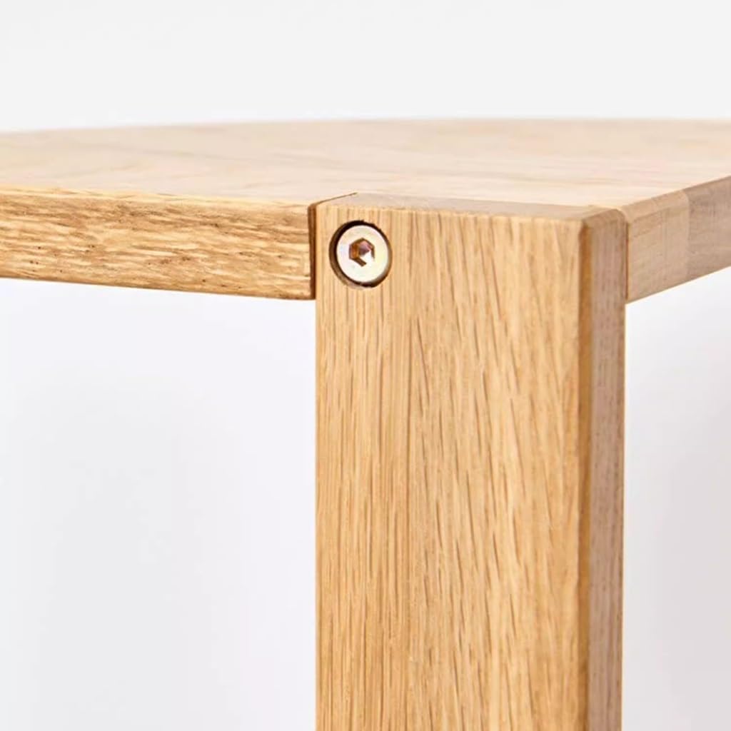 Wooden Corner Shelf 4 Tier Wall Mount Wood Floating Shelves for Corner Plant Stand Corner Bookshelf Bedroom Living Room Kitchen Office Decor