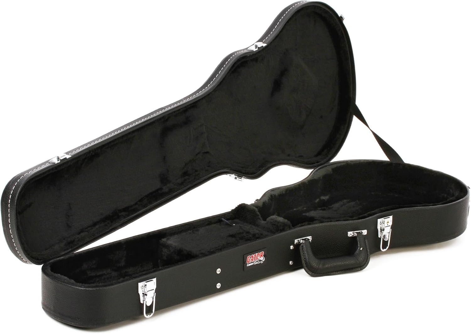 Gator Cases Deluxe Wood Hard-Shell Case for Les Paul Electric Guitars (GW-LPS)