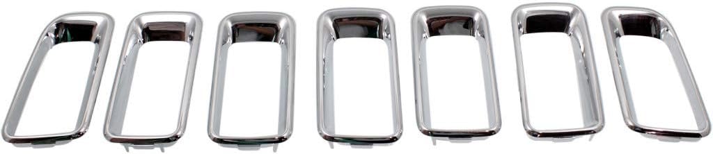 For Jeep Compass Grille Trim 2011-2017 | Chrome Insert | 7 Pieces | CH1210111 | 68109865AA