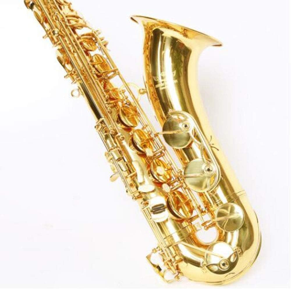 Intermediate Tenor Saxophone Saxophone Western Orchestra, B-Flat Tenor Saxophone Wind Instrument for Beginners to Play Musical Instruments Stylish