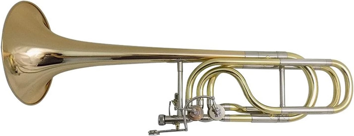Standard Trombone Bb/F/EB/D Bass Trombones with Case Mouthpiece Gold Brass Bell Trombone Musical Instruments Trombon Lacquer Silver Plated Valve Trombone