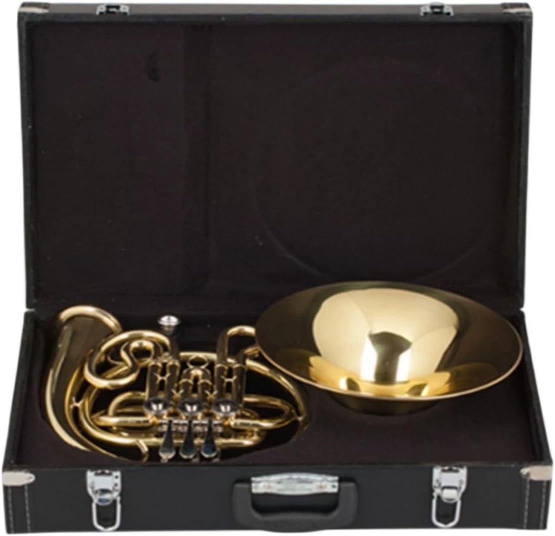 4 Key French Horn Musical Instrument B Flat Four Key French Horn Split Single Row Suitable For Beginners To Play
