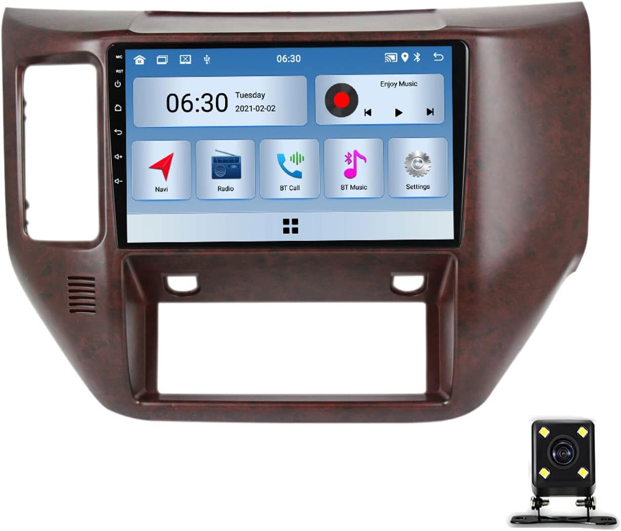 Car Radio Android Stereo for Nissan Patrol 2011~2015, 9 Inch Touch Screen Head Unit with Backup Camera GPS Navigation Support Carplay/Auto/Mirror Link/Bluetooth/WiFi/SWC/USB/FM