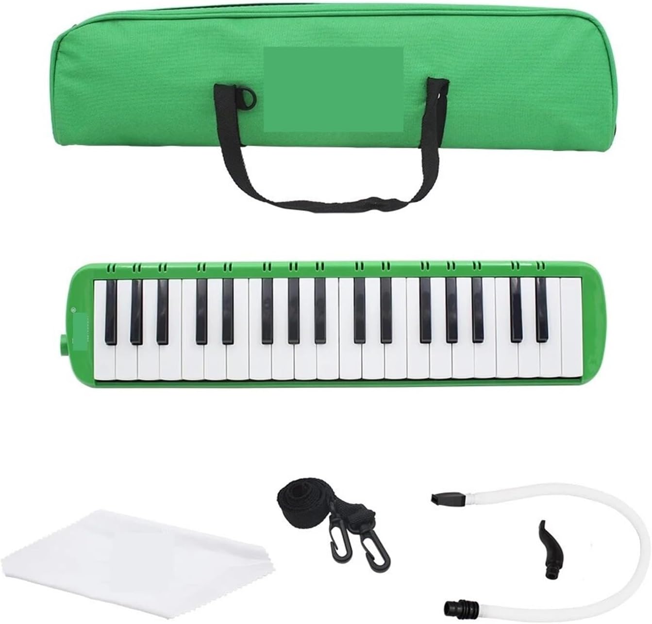 Melodica 32/37 Keys Melodica Piano Keyboard Style Musical Instrument Harmonica Mouth Organ With Carrying Bag Mouthpiece(37 Keys Blue)