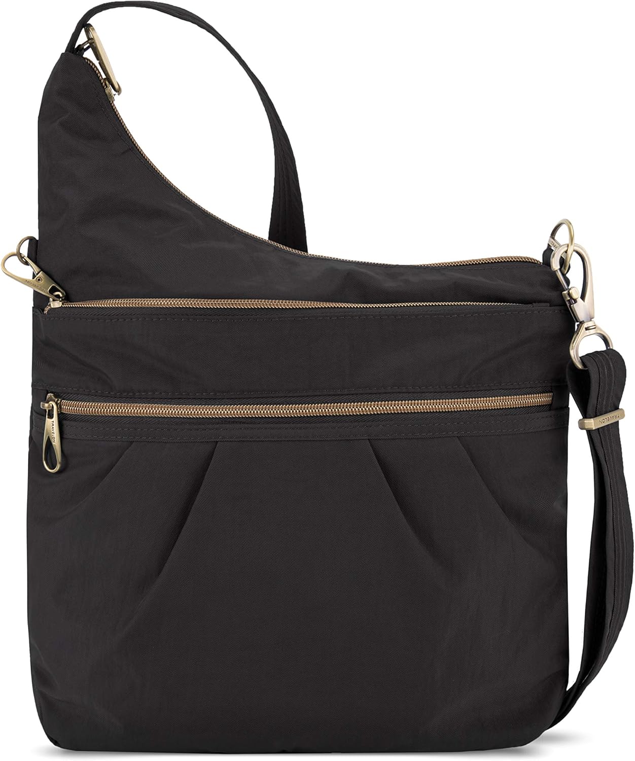 Travelon Anti-Theft Signature 3 Compartment Crossbody Bag