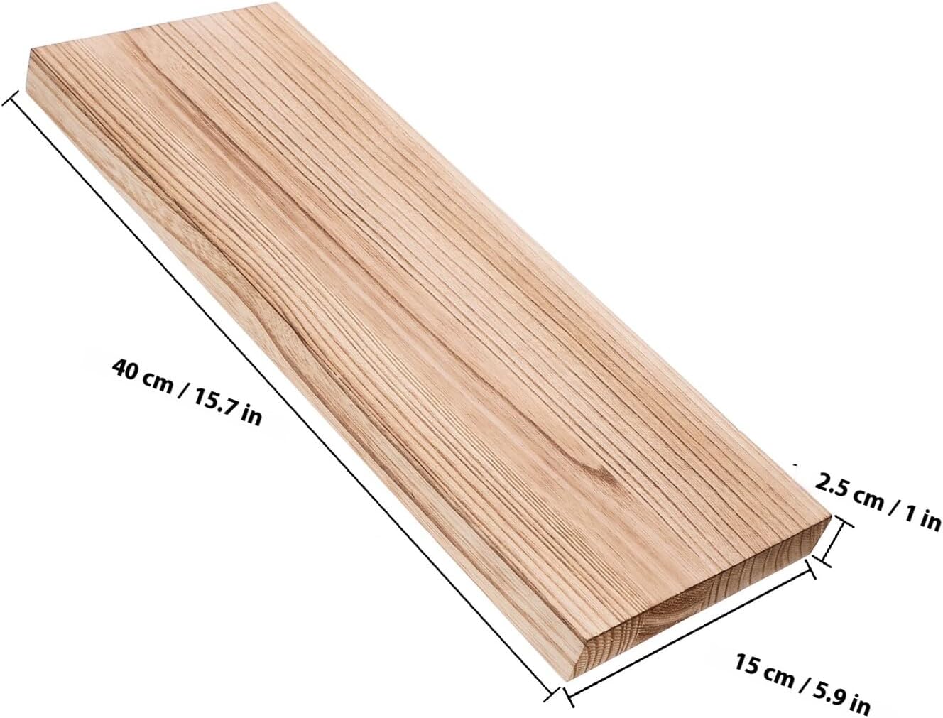 3pcs Floating Wood Shelves Wall Mounted No Damage Shelf for Books Photos Bathroom Living Storage Display with High Weight Capacity and Sleek Modern Design