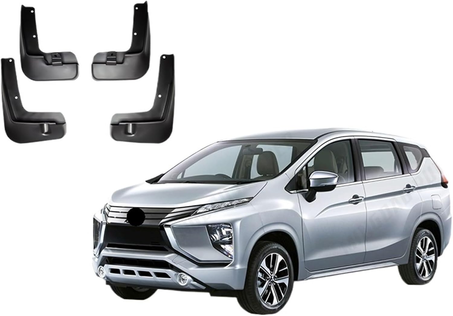 Car Mud Flaps Front Rear Fender Splash Guards Mudflaps Mudguards Compatible with Mitsubishi Xpander 2017 2018 2019 2020 Mudflaps