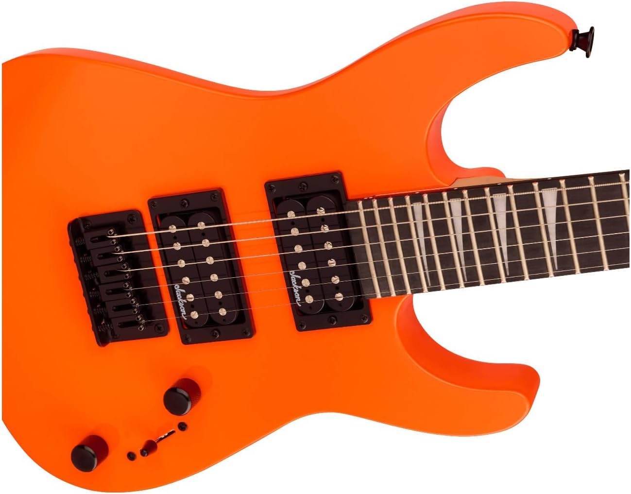 Jackson Dinky Minion JS1X Electric Guitar - Safety Orange, Amaranth Fingerboard