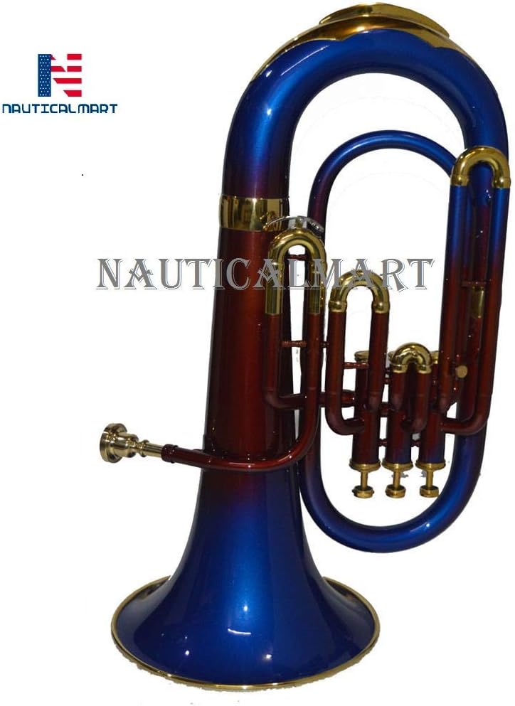 Bb3 Valve Euphonium Pitch Multi Color Musical Instrument