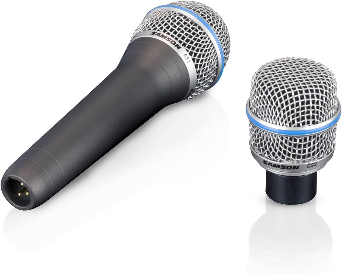 Samson CS Series Microphone with 2 Interchangeable Capsules
