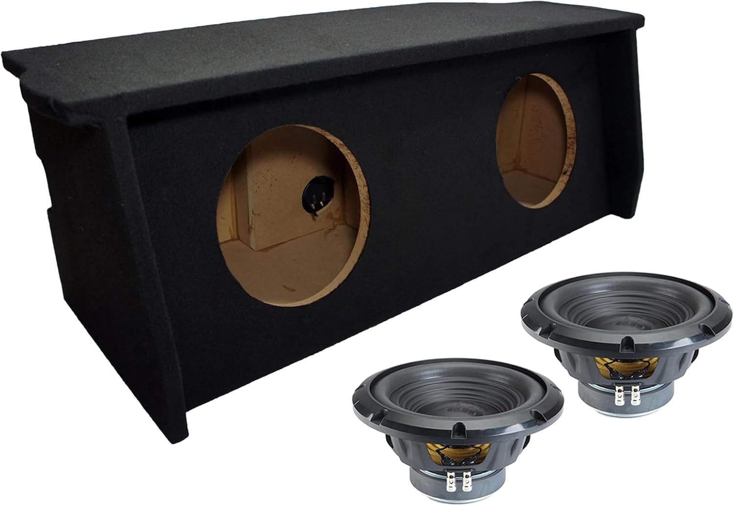 Alpine Compatible with 2007-2018 Jeep Wrangler 2 Door Sealed Dual 10