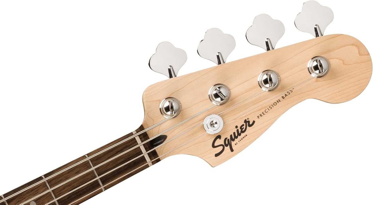 Fender Squier Sonic Precision Bass Guitar, Laurel Fingerboard - Black Bundle with Rumble 15 Bass Amplifier, Cable, Tuner, Strap, and Austin Bazaar Instructional DVD