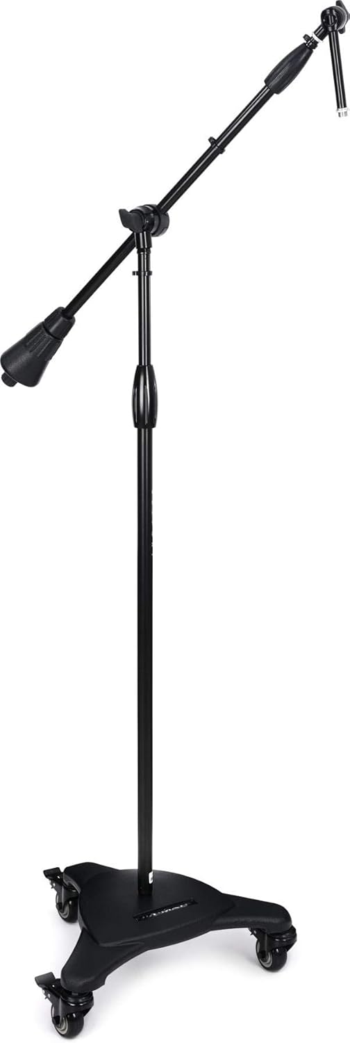 Ultimate Support MC-125 Studio Series Professional Microphone Boom Stand w/Rollerblade-Style Caster Wheels