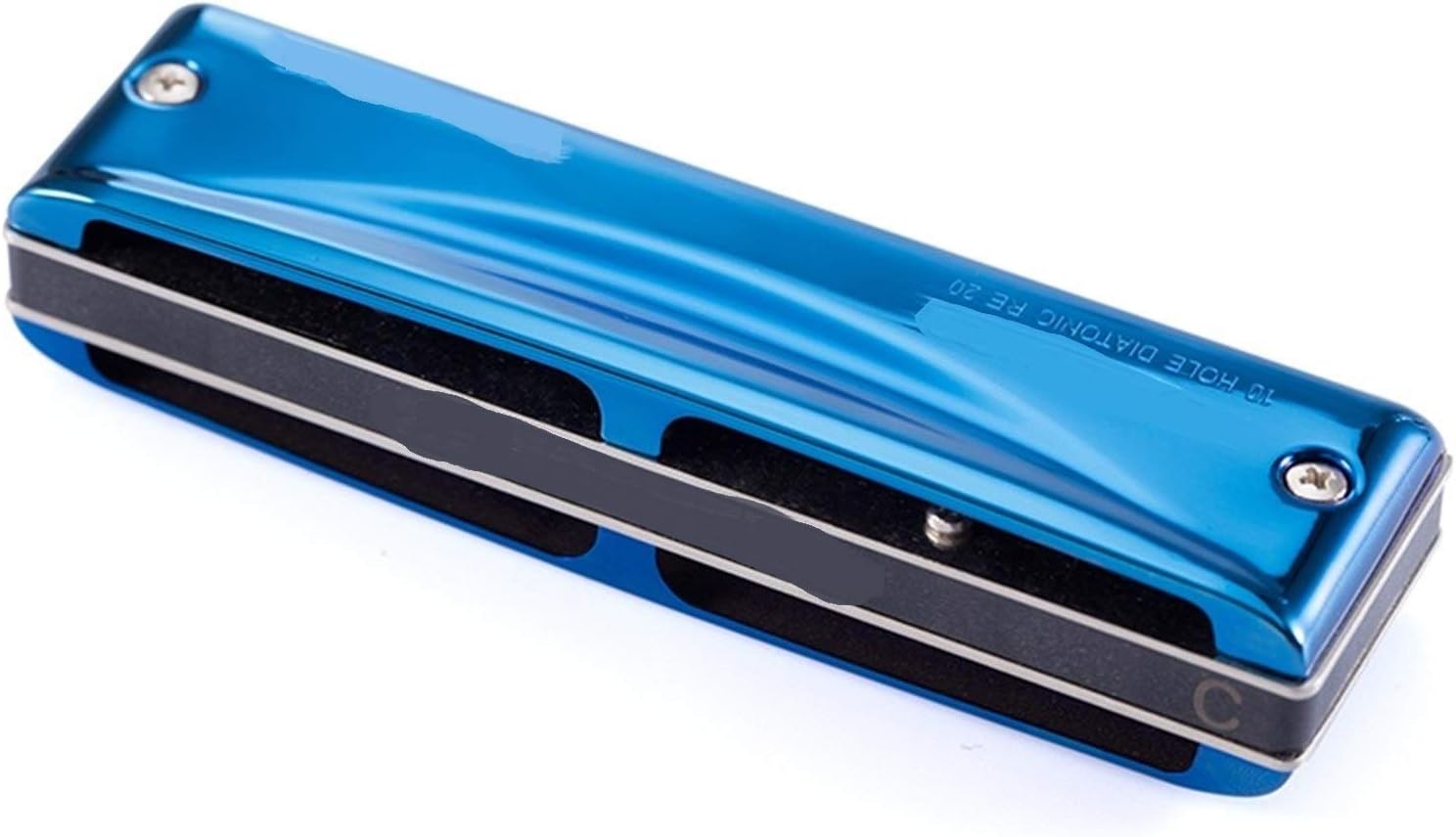 SUOFEILAIMU 10 Holes Blues Harmonica Diatonic Blues Harp Musical Instrument Key of C/Db/D/EB/E/F/Gb/G/Ab/A/B (Color : B Key)