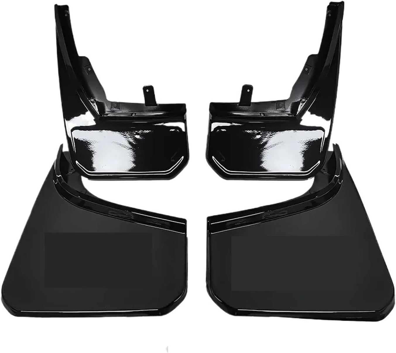 Non-Destructive Mud Flaps Splash Guards Compatible for Land Rover Defender 110 90 2020 2021 2022 L663 Car Mudguard Fenders(Glossy Black)