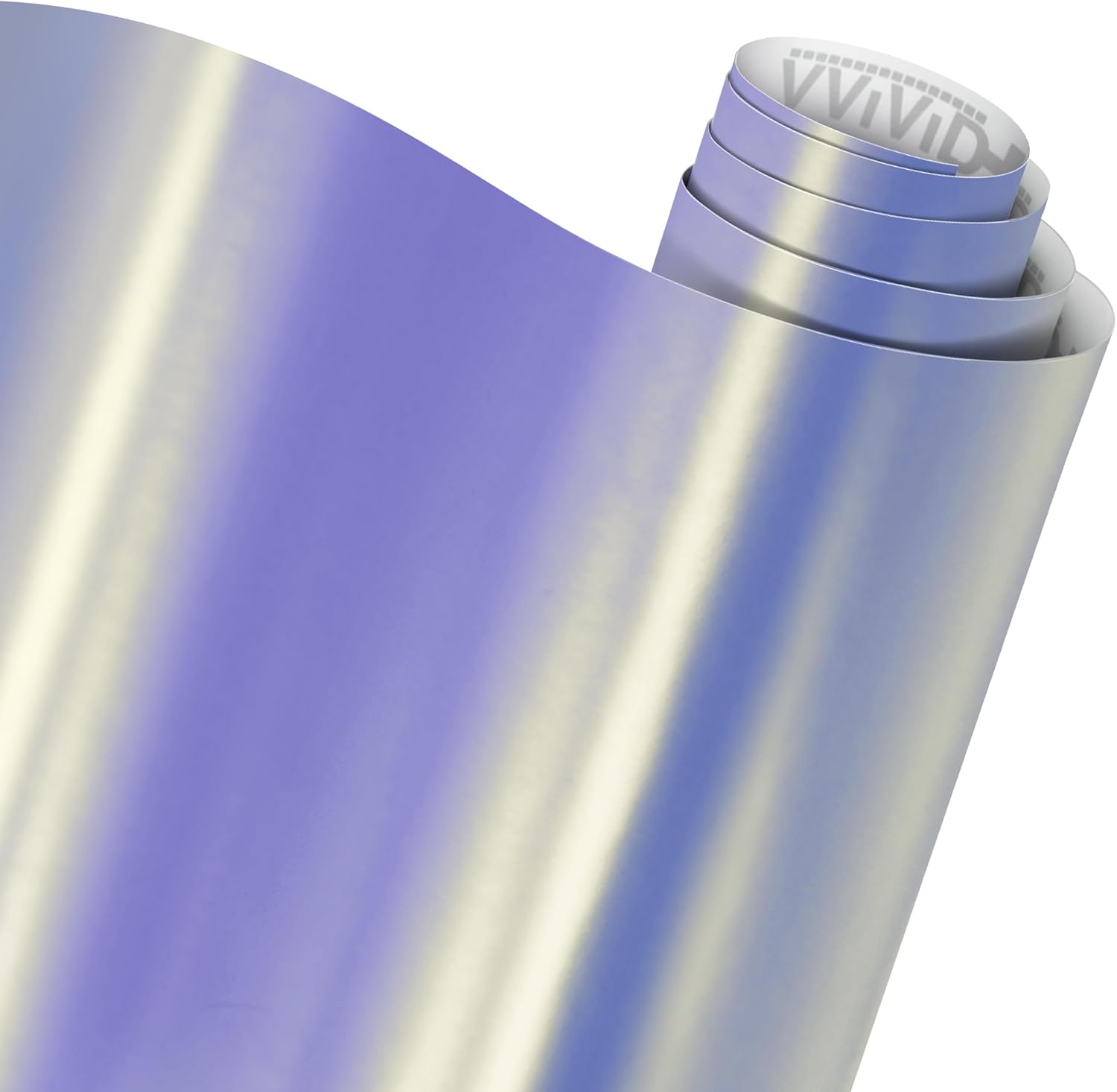 VViViD+ Chameleon Satin Pearl Blue to Purple Vinyl Car Wrap Film (25ft x 4.9ft)