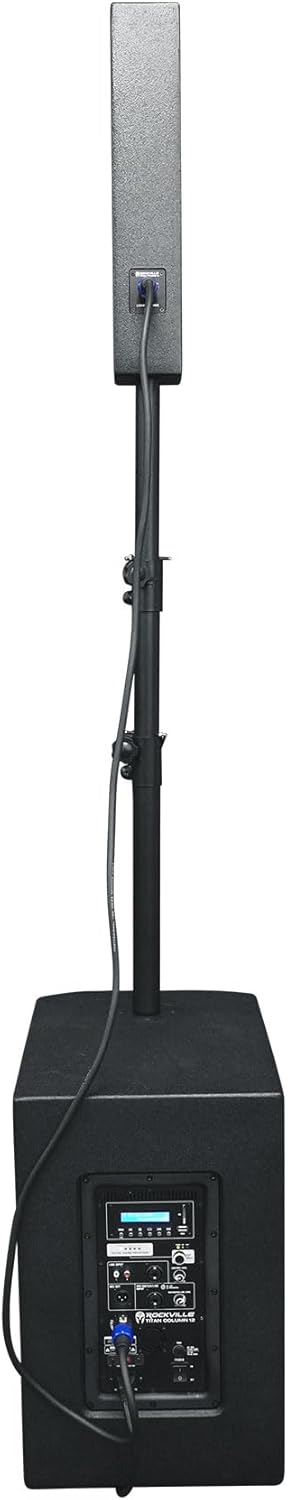 Rockville Bundle: (2) Titan Column 12 Pro/DJ Powered Array Speaker 12