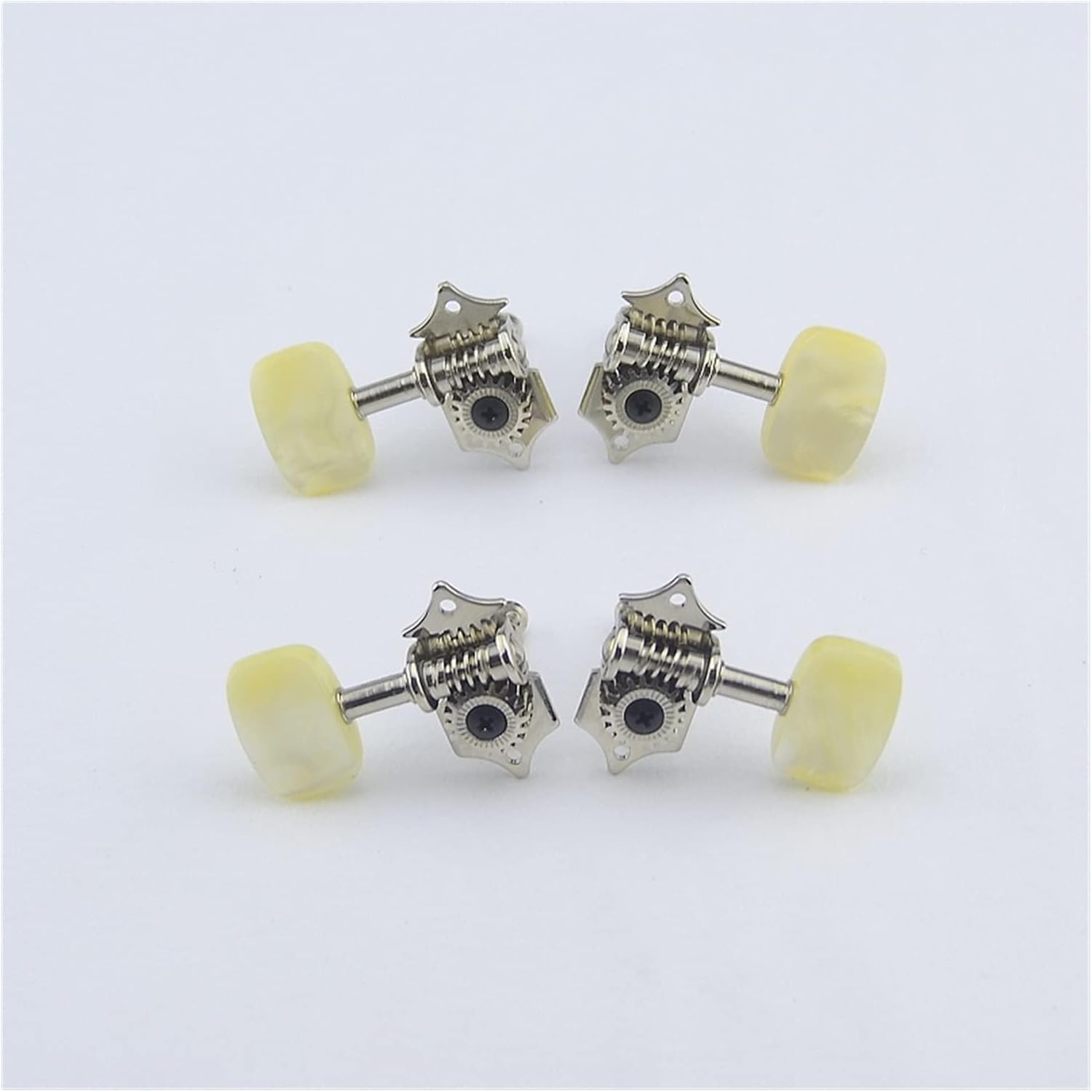 1 Set Bass Kit (Tuners + Pickups + Tailpiece + Control Panel) Guitar Machine Head Tuners