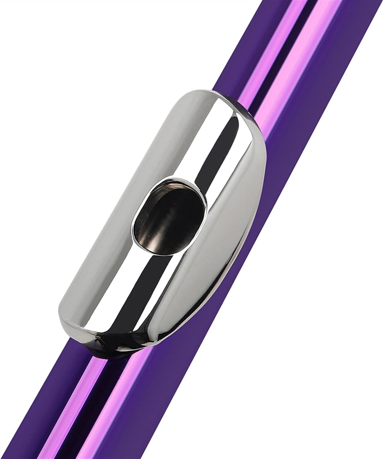 TSTS Flutes Musical Instrument Flute Nickel Plated 16 Holes C Key Cupronickel Purple Flute Woodwind Instrument with Case Cleaning Cloth