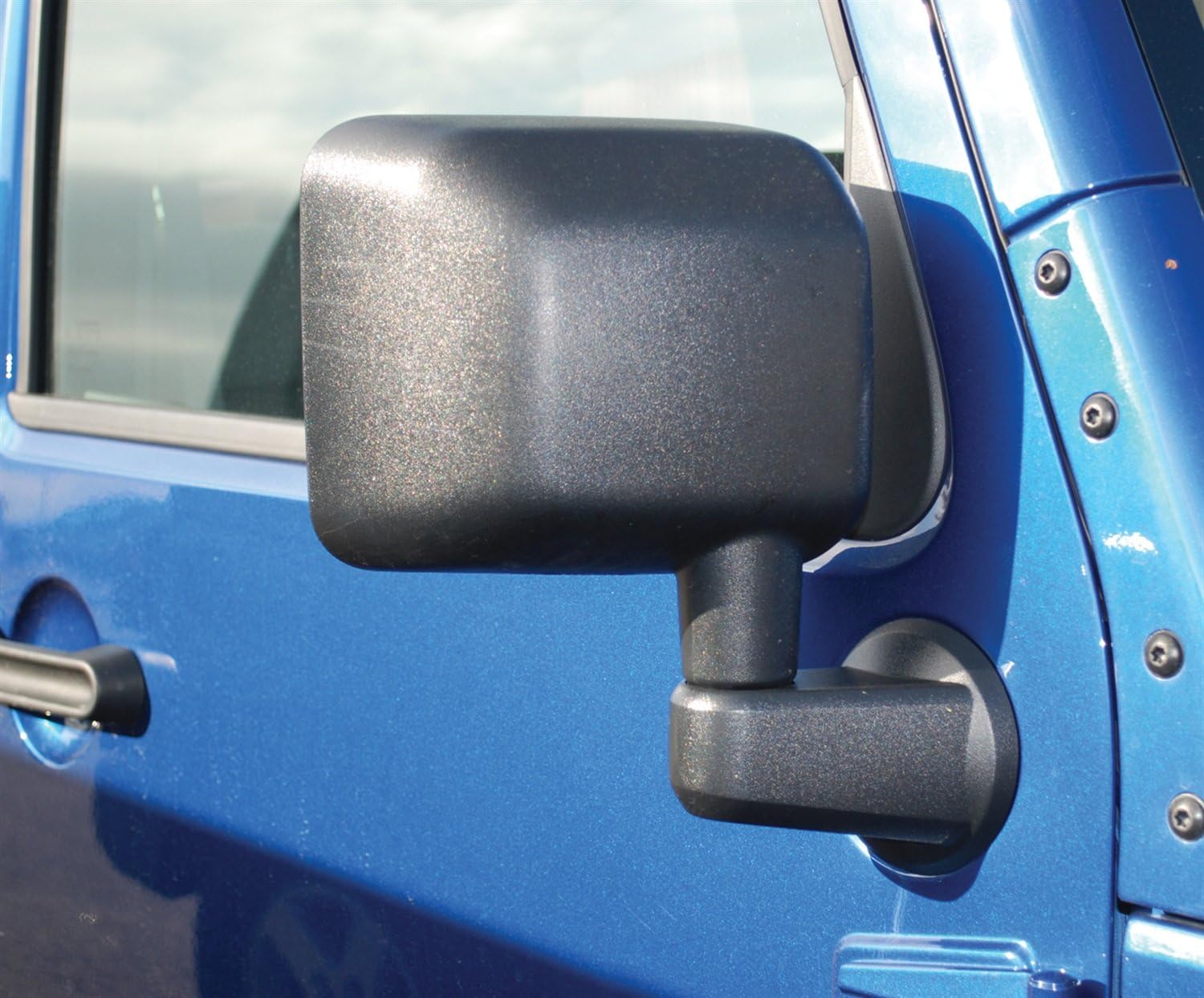 Bestop Compatible with/Replacement 07-16 Wrangler Unlimited HIGHROCK 4X4 RELPLACEMENT Mirrors Black