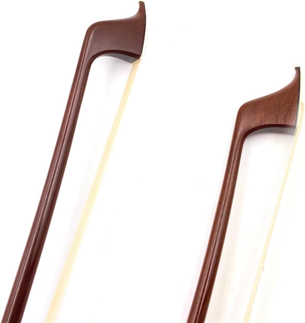 TSTS 1 Pcs Brazilwood Students 3/4,4/4 Upright Double Bass Bow,White Horsehair Horsetail Full Size Violin Bow (Color : 01 3/4)