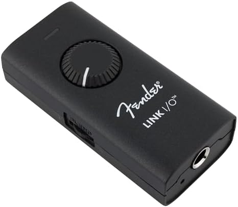 Fender Link I/O Portable USB-C Audio Interface, Fits in Your Pocket, Provides Pristine, Bi-directional Audio over USB connection