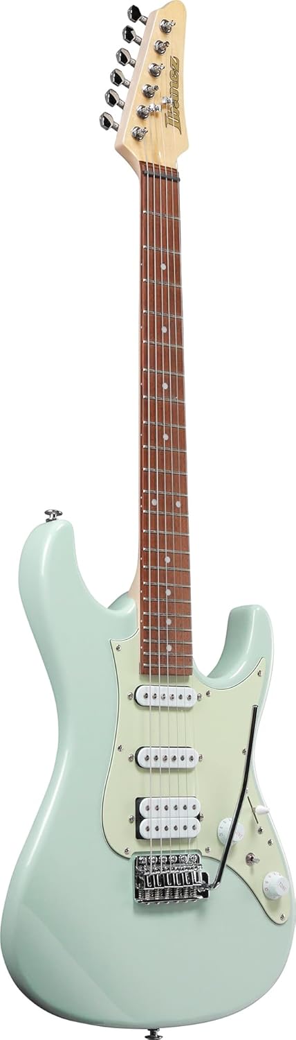 Ibanez AZES40 AZES Standard Electric Guitar - Mint Green Bundle with Amplifier, Gig Bag, Tuner, Cable, Picks, Austin Bazaar Instructional DVD, and Polishing Cloth