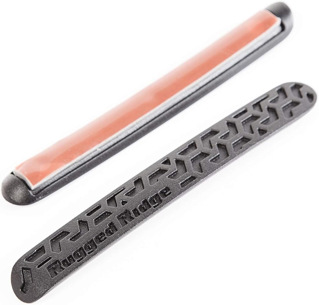 Rugged Ridge Elite Door Handle Inserts for Jeep Wrangler JKU | Aluminum, Black | 13311.49 | Fits 2007-2018 Jeep Wrangler JKU 4-Door