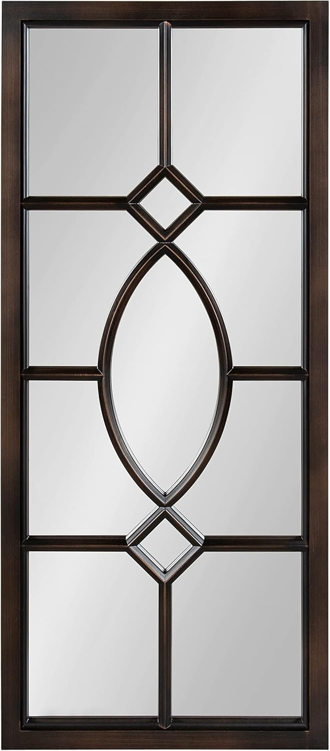 Kate and Laurel Cassat Window Wall Accent Mirror, 13