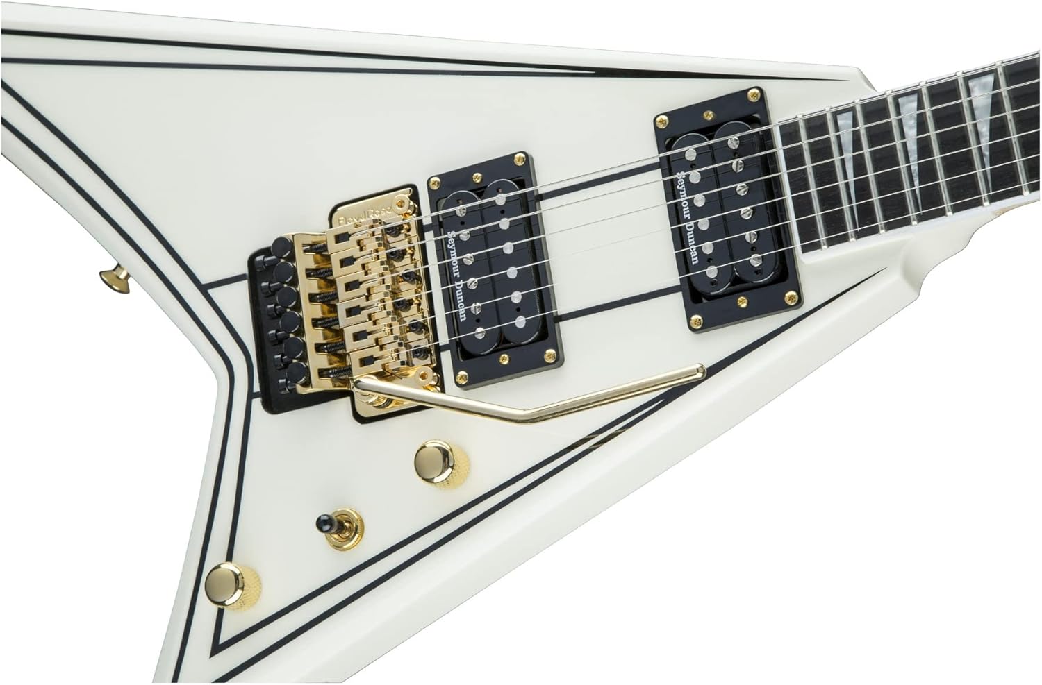 Jackson RR3 Pro Series Rhoads - Ivory with Black Pinstripes