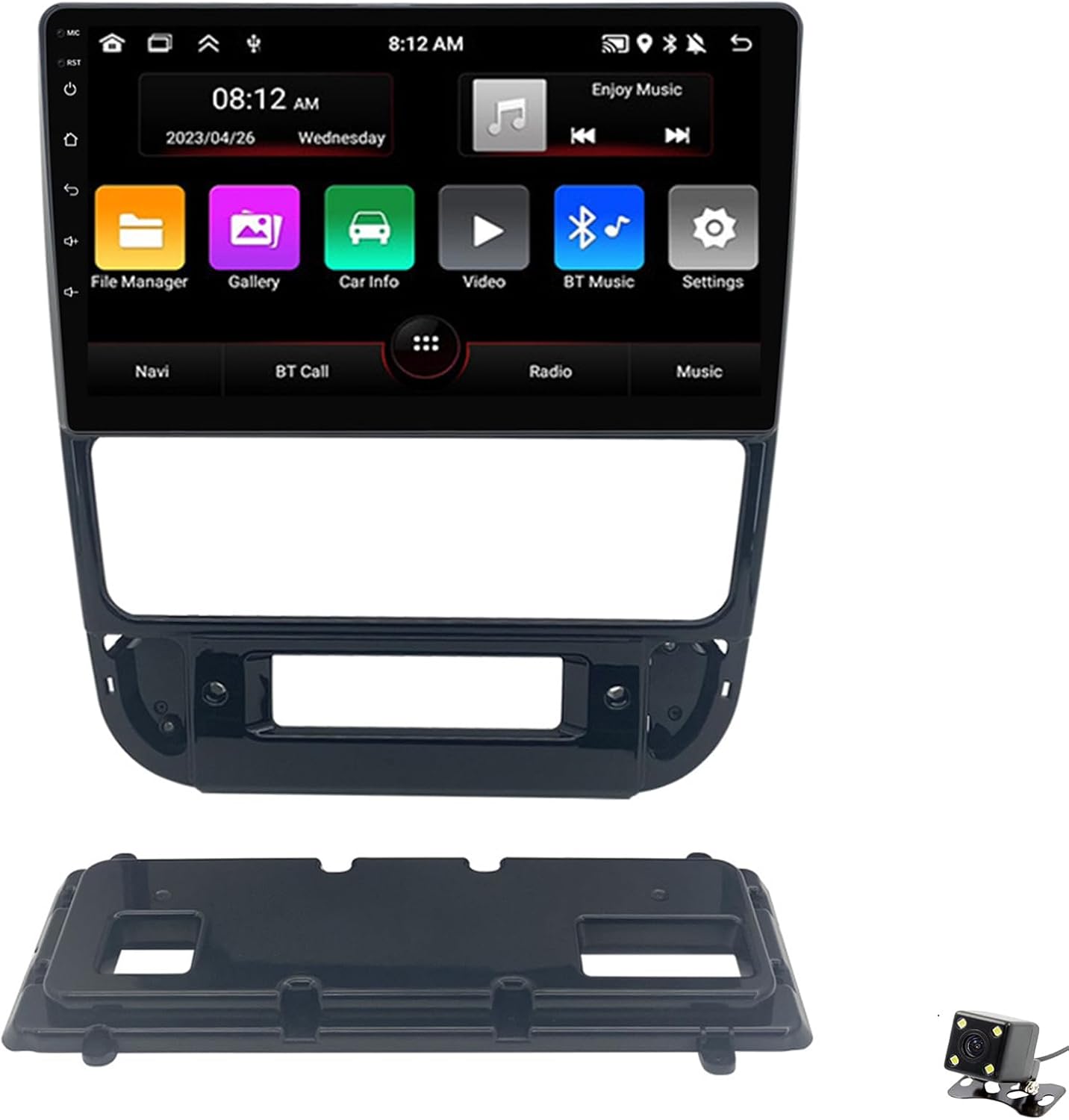 ADMLZQQ Double Din Car Stereo Multimedia with Bluetooth and 9