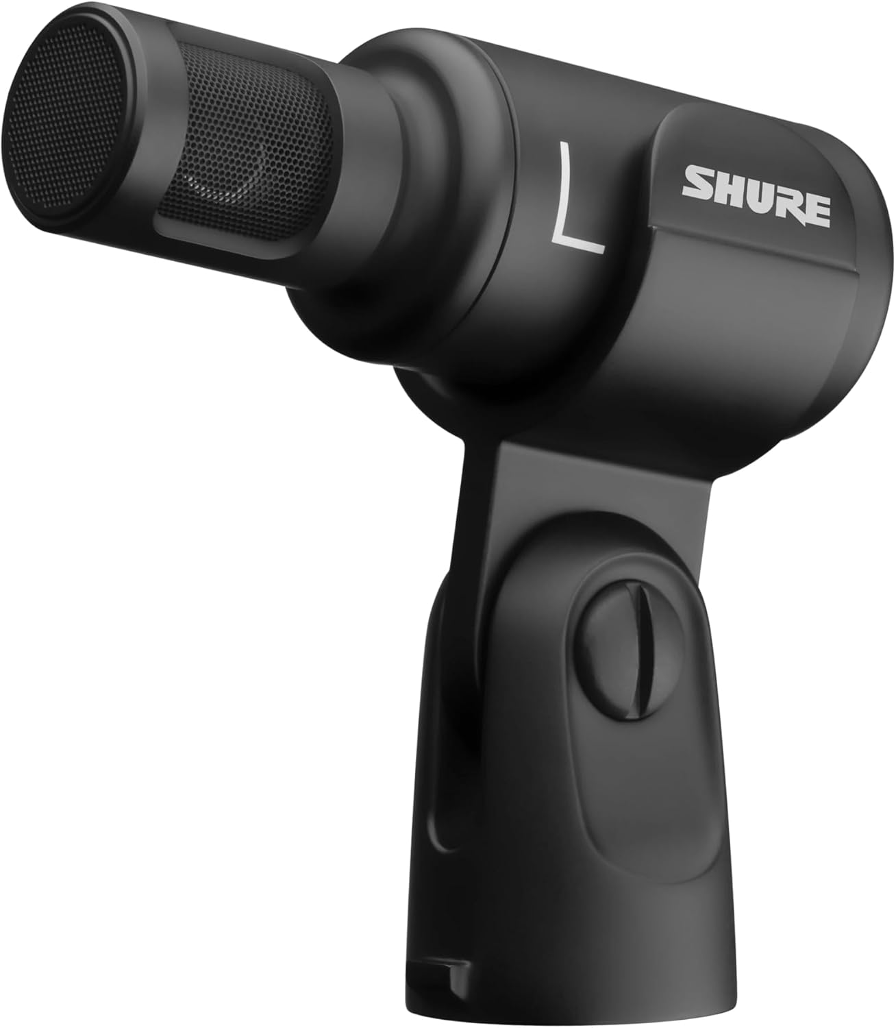 Shure MV88+ Stereo USB Microphone - Condenser Microphone for Streaming and Recording Vocals & Instruments, Mac & Windows Compatible, Real-Time Headphone Monitoring Output, Travel Friendly - Black