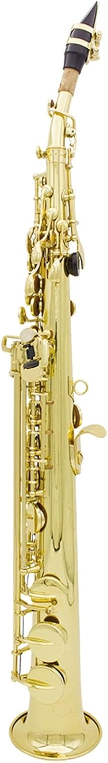 Professional Saxophone Saxophone Sax Bb Key High F Key Brass Lacquered Gold Body and Keys Woodwind Instrument Brass Sax Beginners Kit