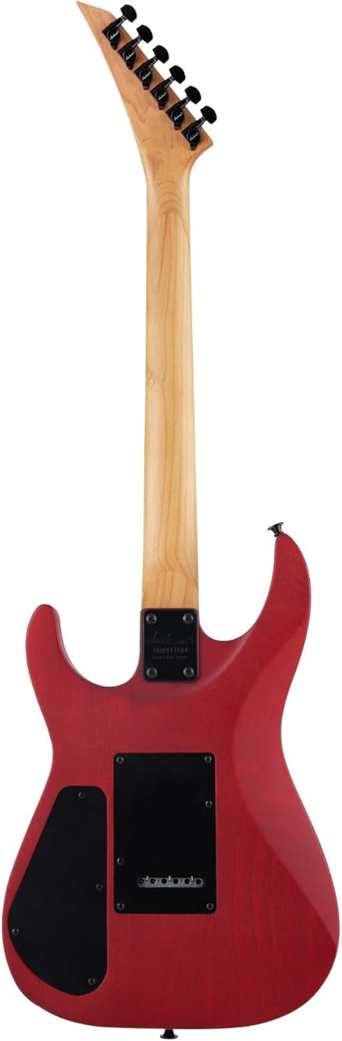 Jackson JS Series Dinky Arch Top JS24 DKAM 6-String Electric Guitar (Right-Handed, Red Stain) Bundle with Jackson Dinky/Soloist Multi-Fit Molded Case, Black (2 Items)