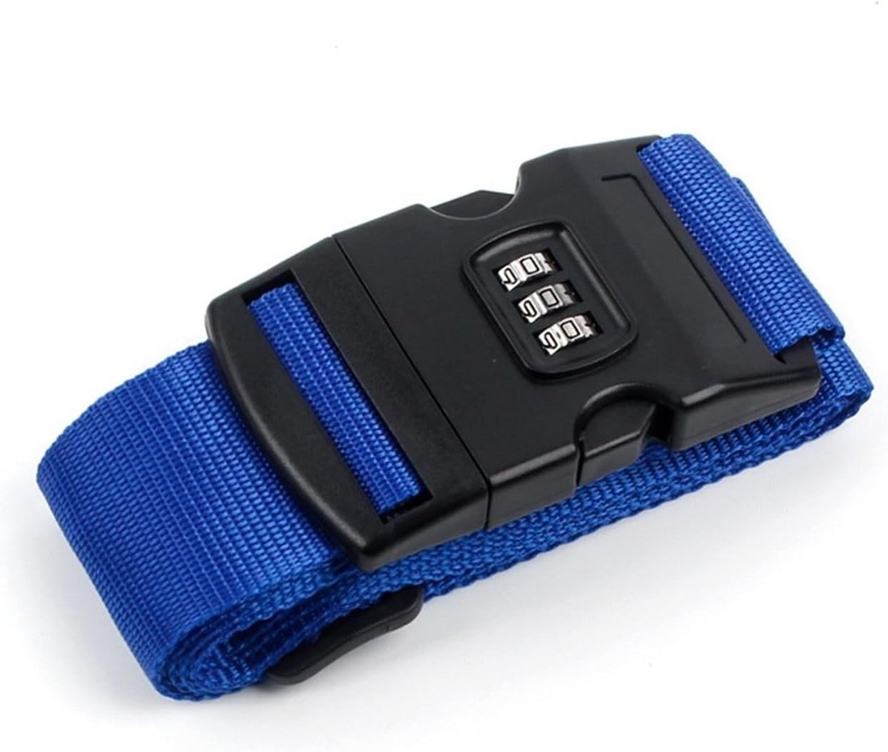 Luggage Strap with Password Lock - Adjustable & Reusable Baggage Belt for Suitcases, Trunks & Packing Bundling, Secure Travel Accessories(H)
