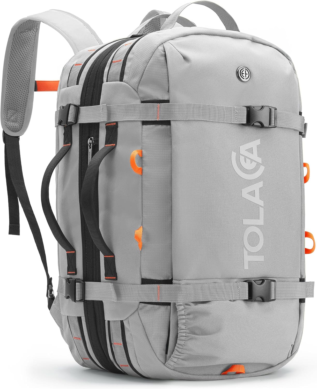 Tolaccea Travel Laptop Backpack, Large Carry on Backpack Flight Approved Convertible Duffle Luggage Bag Daypack Work Business Rucksack Fits 16