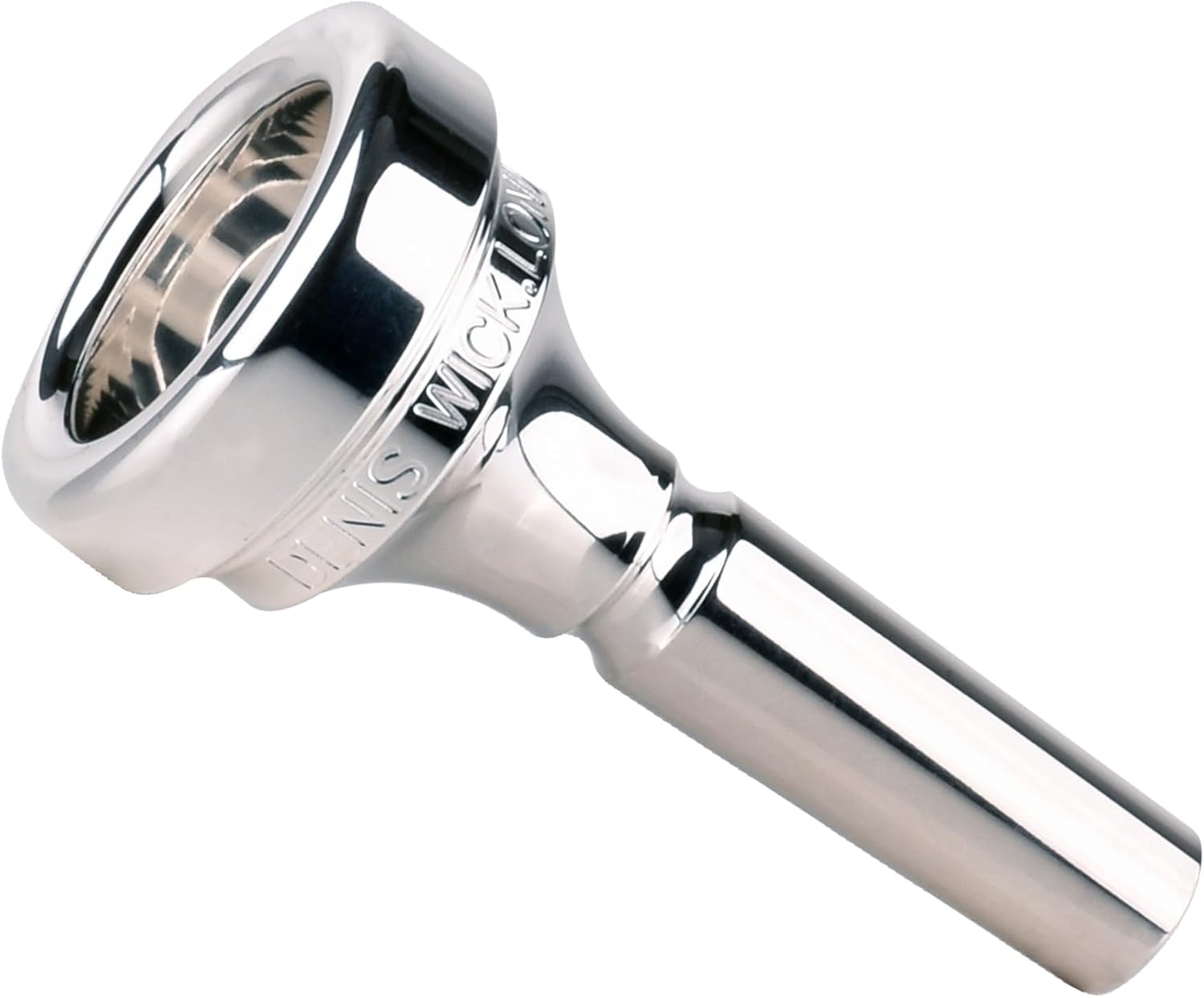 Denis Wick Classic Trombone Mouthpiece Silver Plated, 5880-0AL - Barrel Backbore for Balanced Tone & Smooth Response - Large Shank Fitting Trombone Accessory for Easy Articulation - 27.4 x 6.1 x 7.6mm