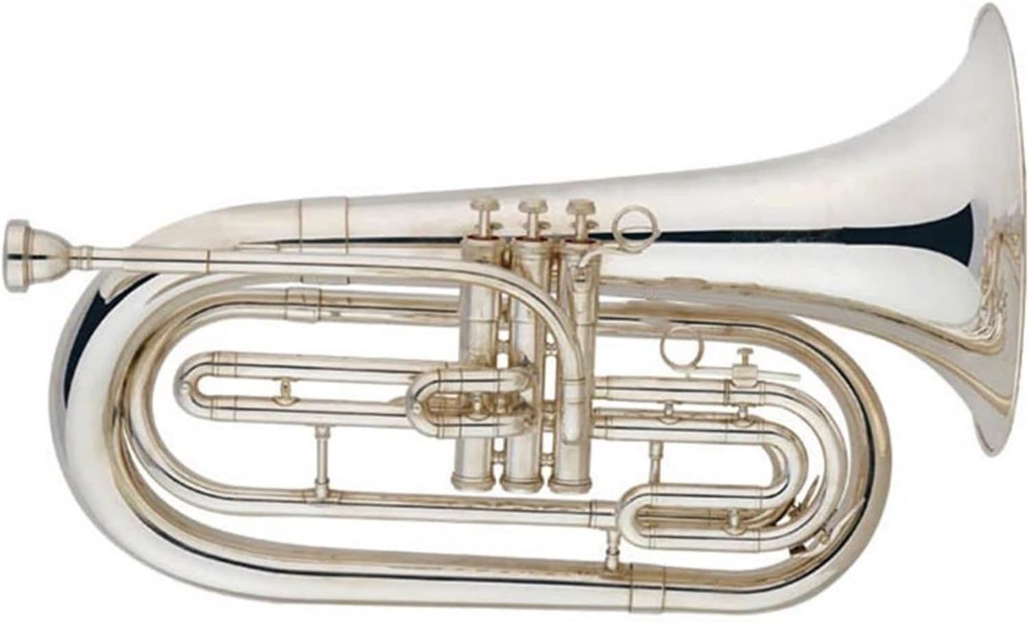 Nickel Plated B Flat Marching Euphonium For Beginners Euphonium All-brass Instrument