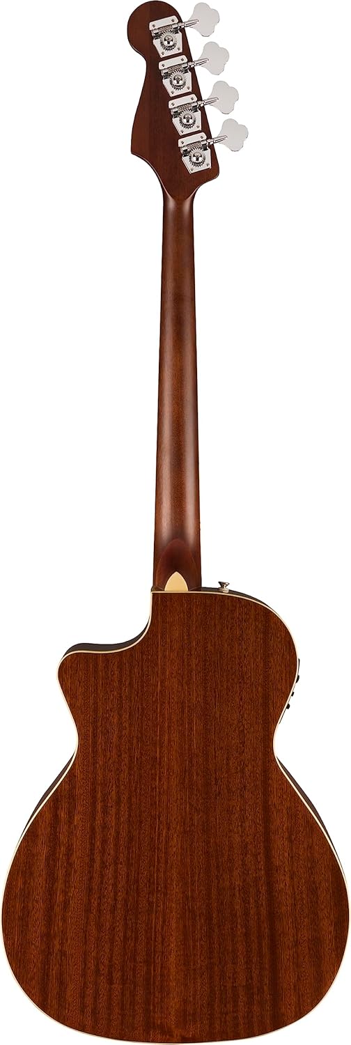 Fender Acoustic Bass Guitar, 4-String, Kingman V2 with Fishman Bass Acoustic Guitar Pickup with Tuner, Equalizer and Phase Control