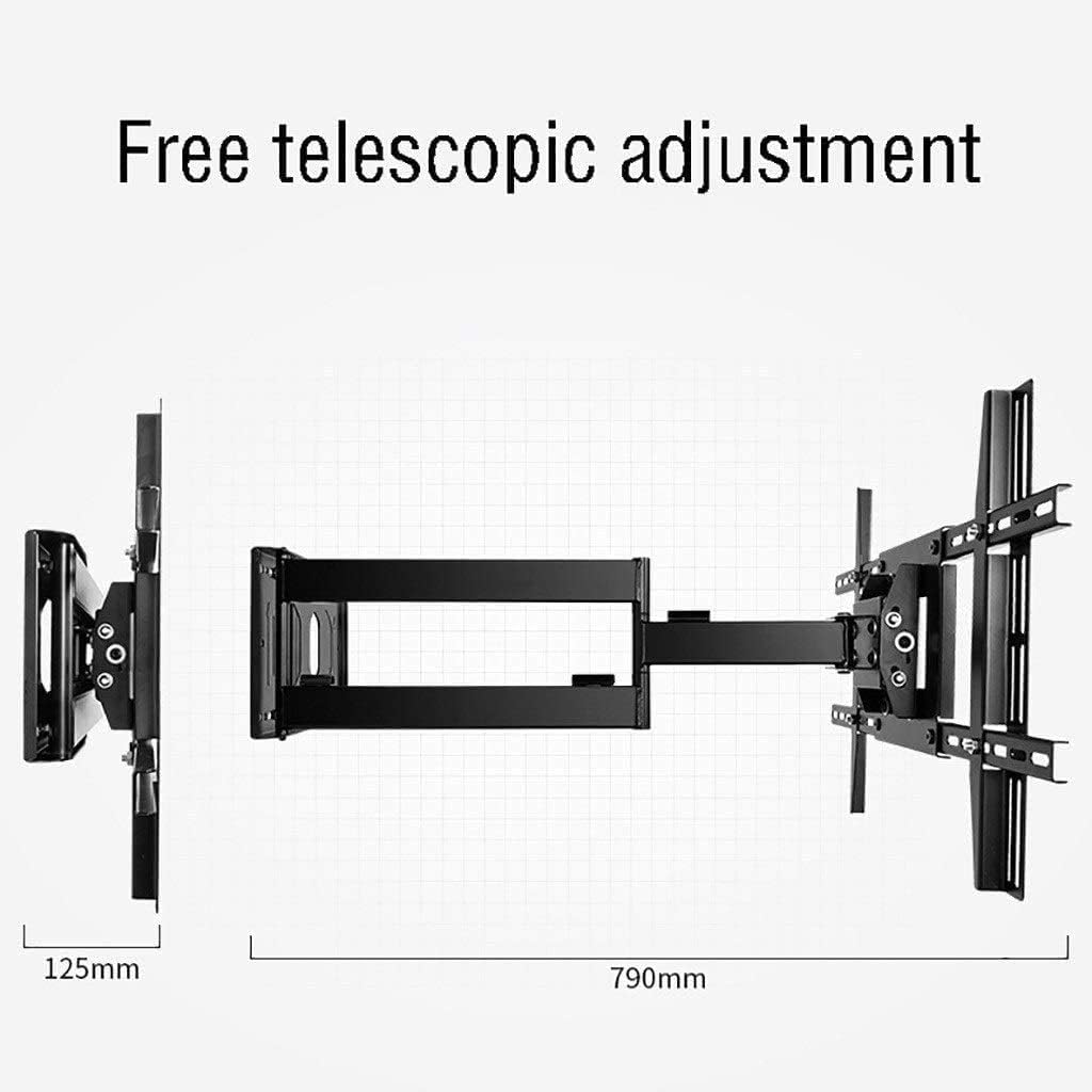 TV Wall Bracket Tv Rack Wall Mount, Swivels Tilts Bracket, For32-65Inch Flat TVs,Up to 50kg TV Stand