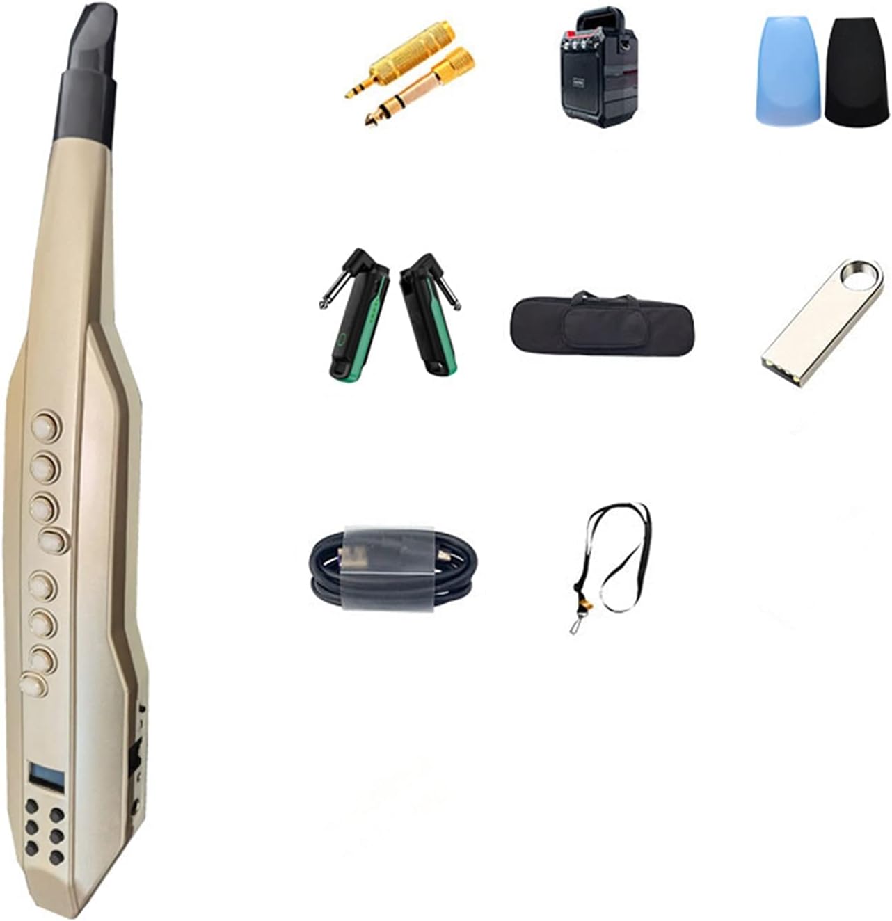 Sax Beginners Kit Electric Wind Instrument Electric Flute Electric Saxophone Electronic Digital Tube Wind Instrument (Color : 11)