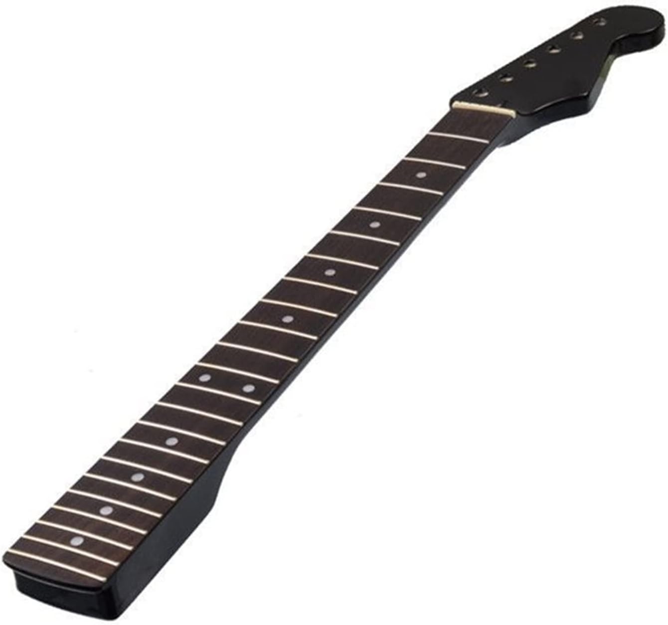 TSTS 21 22 Frets Maple Electric Guitar Neck Maple Fretboard Inlay Dots Black Guitar Accessories Guitar ​Neck Replacement (Color : 22frets Rosewod)