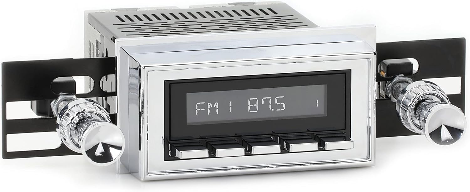 RetroRadio Compatible with 1962-65 Chevrolet Chevy II/Nova Features Include Bluetooth, HD, SiriusXM Ready, AM/FM LBC-M4-108-09-74C1