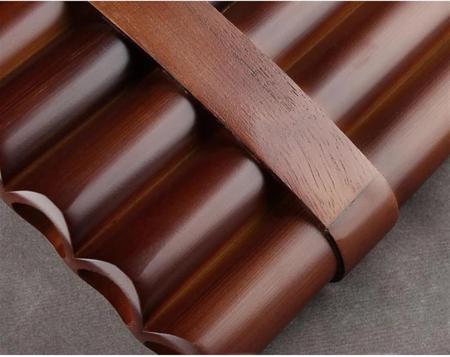 pan flute for beginners Chinese Traditional Musical Instrument 22 Pipes Pan Flute G Key Pan Pipes Woodwind Instrument Pan Flute (Color : Right)