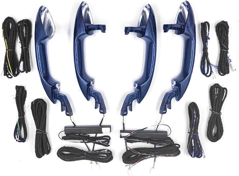 Keyless GO Access System Compatible for Benz 2023 C GLC Use Original Remote Key with 2 Handle Bar Comfort Touch Unlock Lock(Silver)